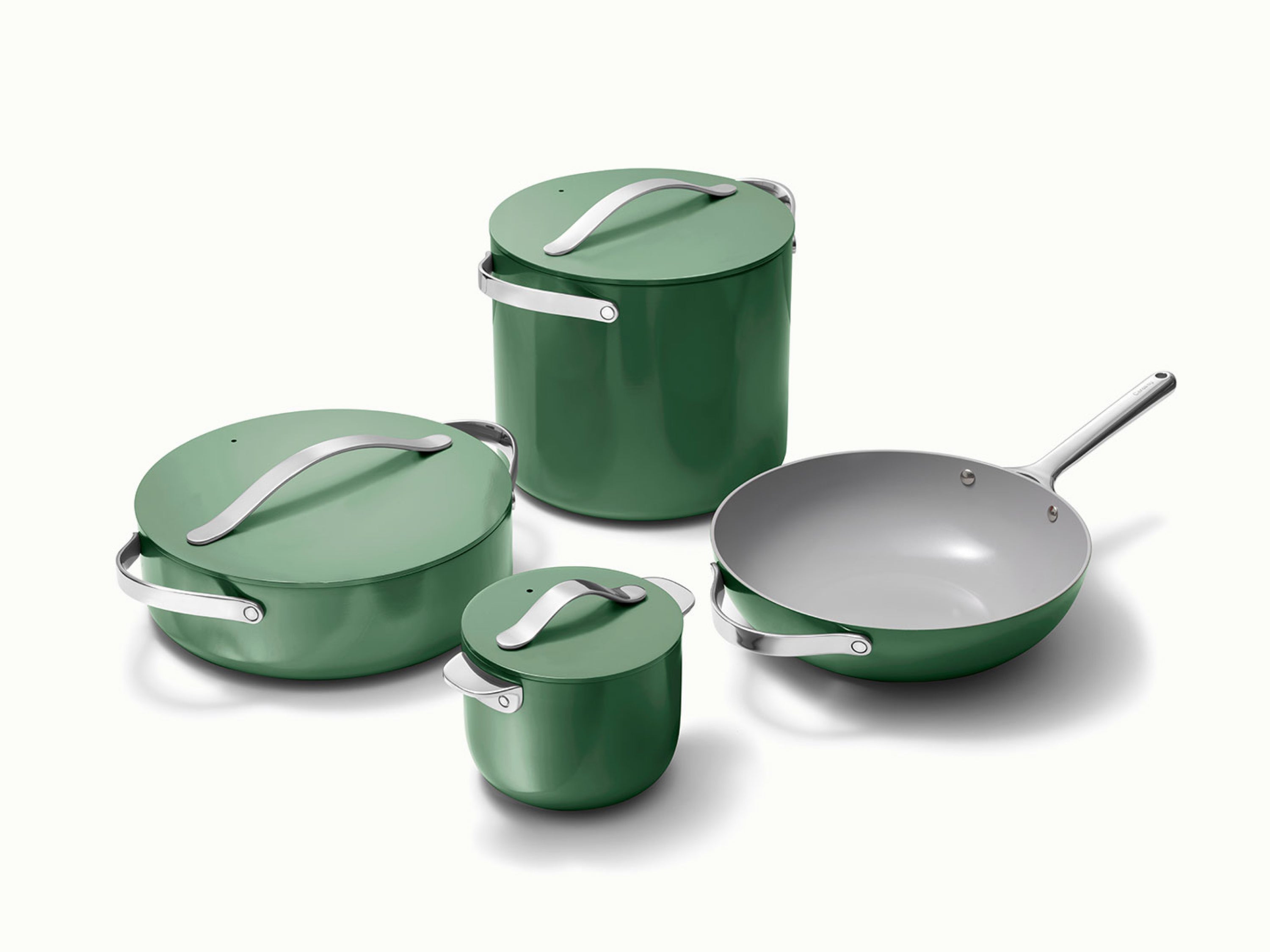 Caraway bakeware collection on a marble surface