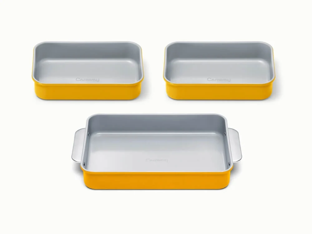 Rectangle Pan Trio for Sweet and Savory Oven Cooking