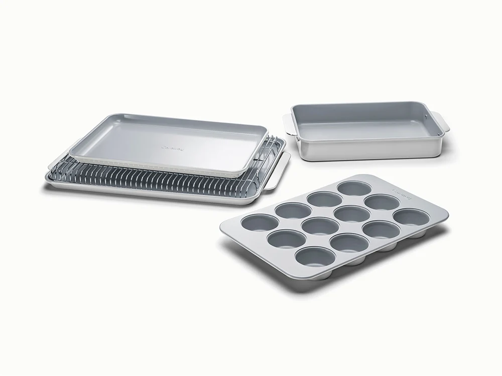Conjunto de 6 peças de assadeiras Half, com revestimento cerâmico e antiaderente