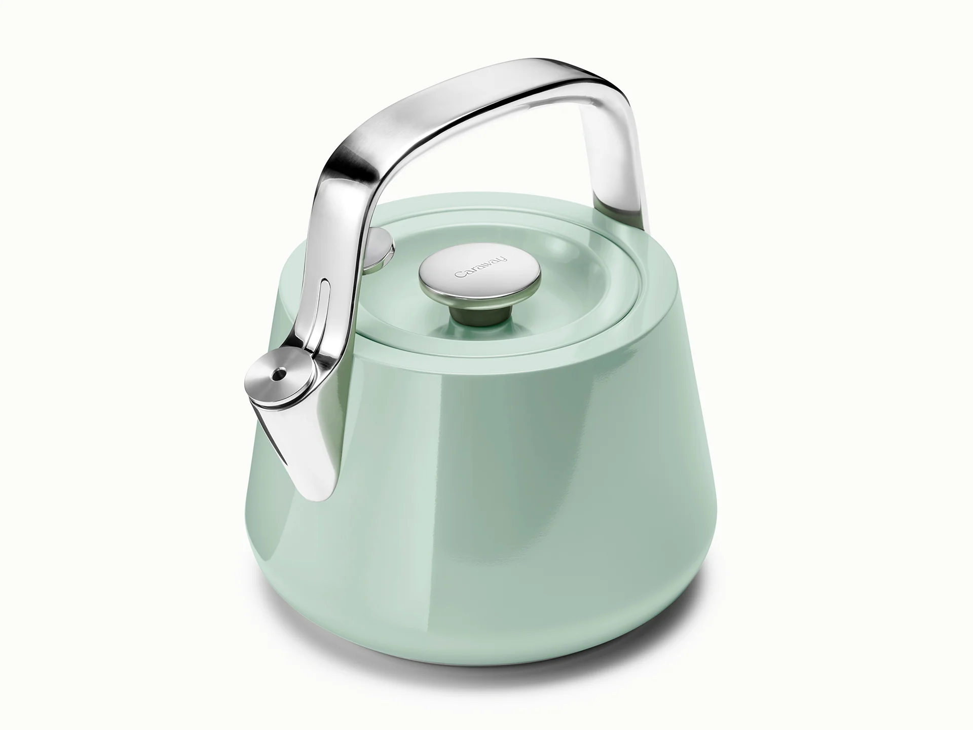 Whistling Stovetop Tea Kettle with Ceramic-Coated Stainless Steel Body