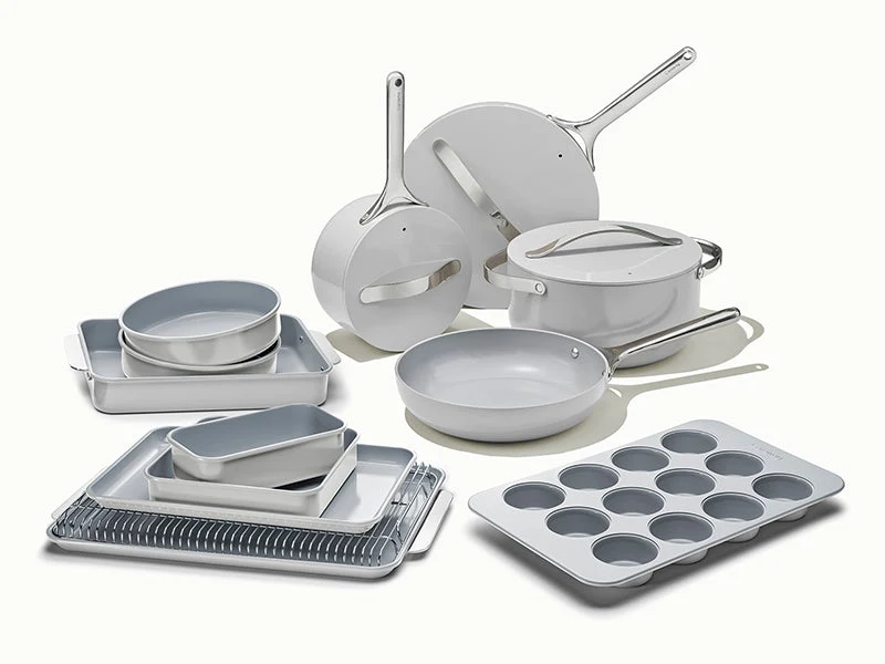 23pc Cook & Bake Set with Ceramic Cookware and Bakeware