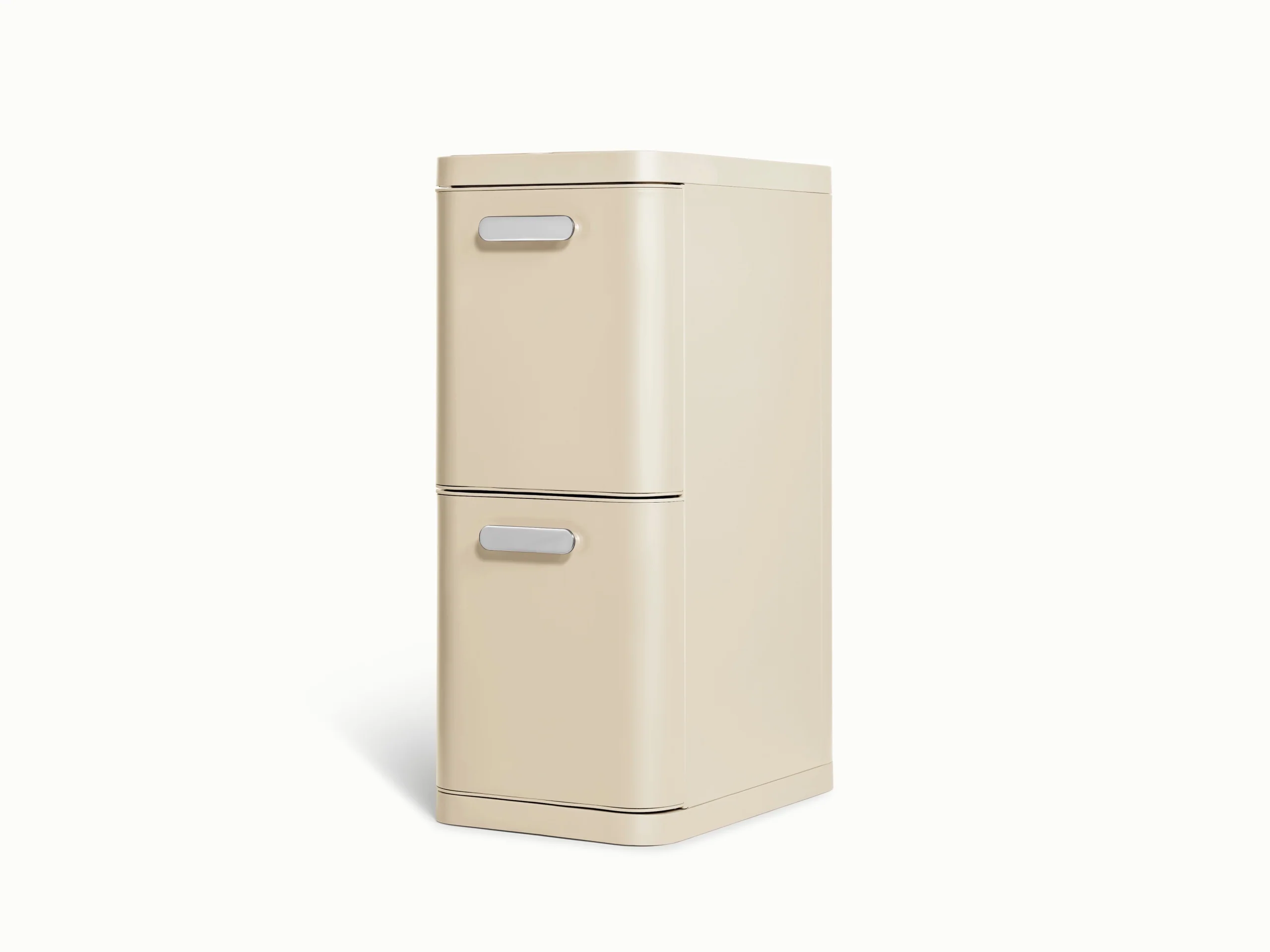 45L 2-Drawer Recycling Bin with Quick Toss Hatch