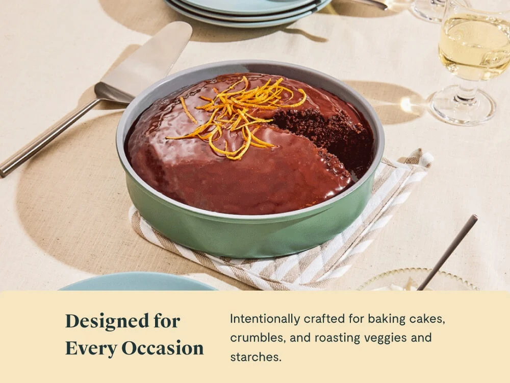 9-Inch Circle Pan with Ceramic Coating for Cakes