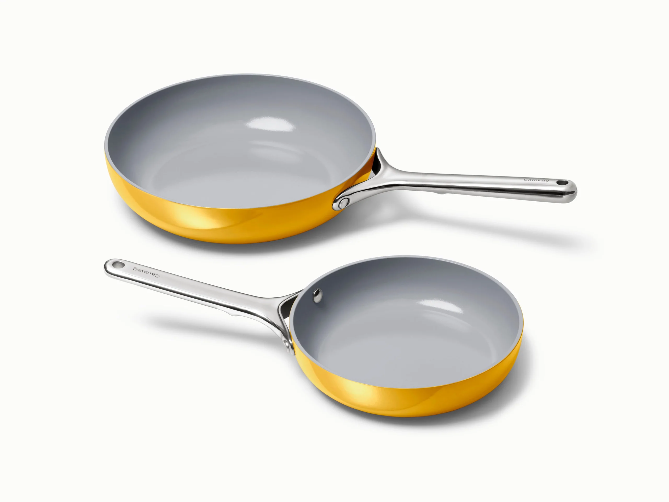 Fry Pan Duo: Ceramic Non-Stick Frying Pan by Carawayhome