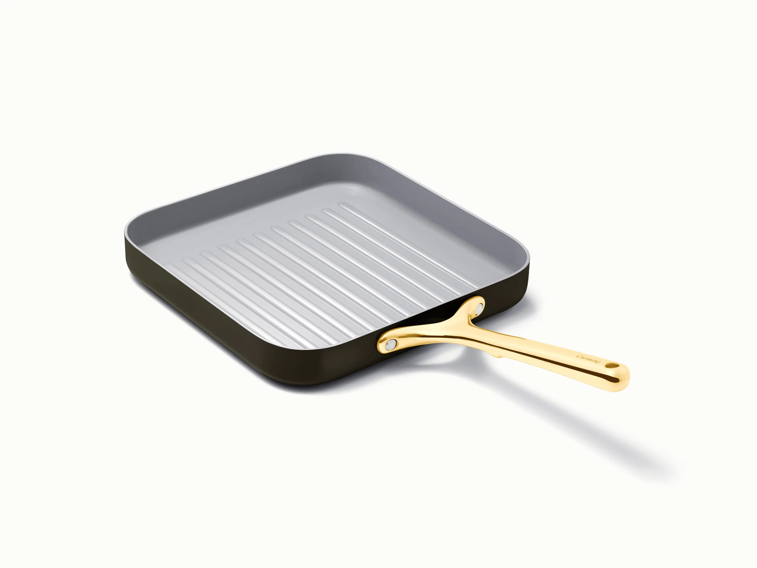 Ceramic Square Grill Pan for Indoor Searing and Grilling