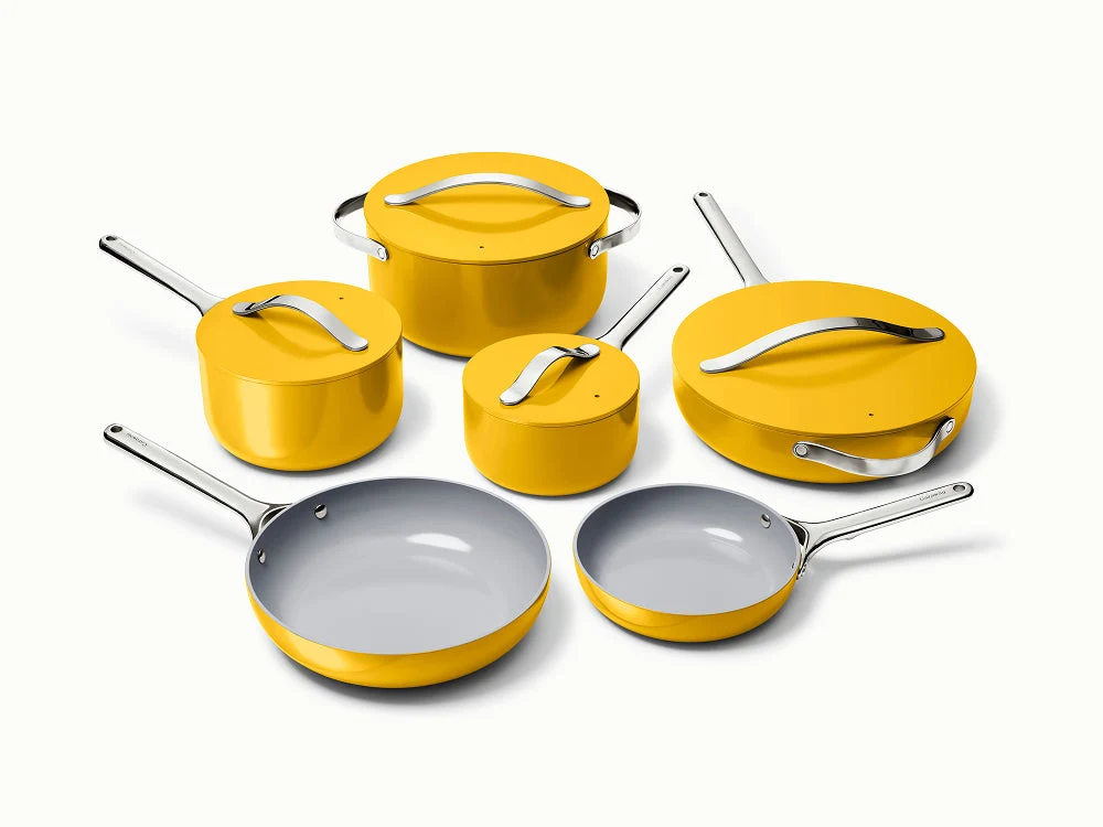 Conjunto de Panelas e Minis com Frigideiras de Revestimento Cerâmico Não Tóxico
