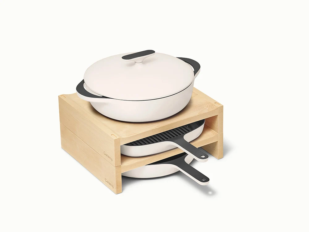 Étagère de rangement en fonte moyenne pour votre collection d'ustensiles