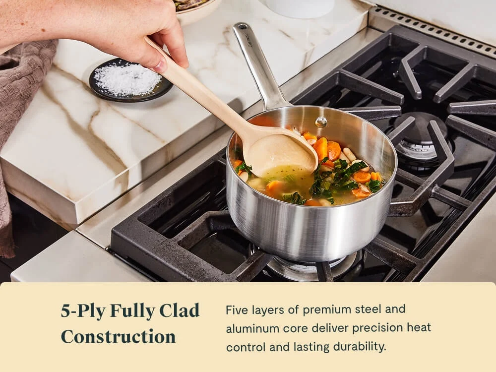 Stainless Steel Mini Sauce Pan with Lid for Small Batches