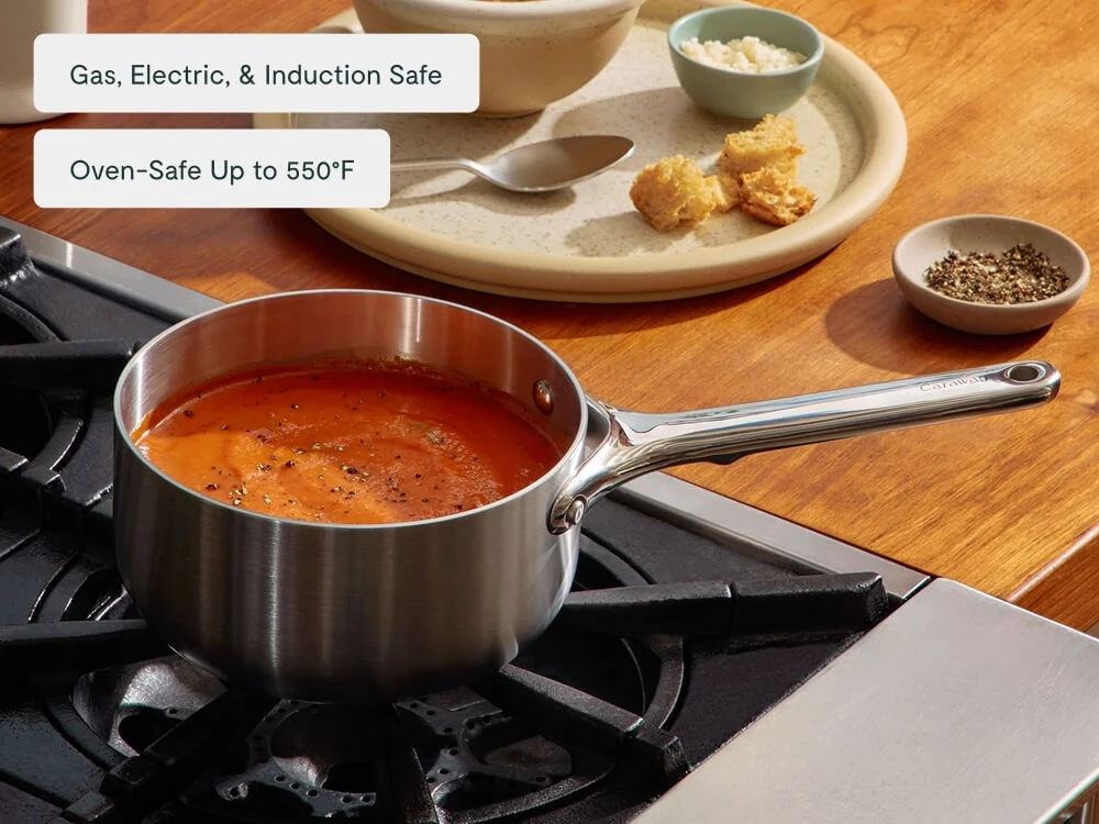 Stainless Steel Mini Sauce Pan with Lid for Small Batches