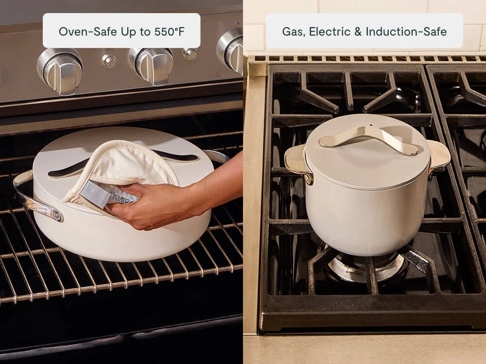 Caraway Ceramic Petite Cooker for Rice, Grains and Sauces