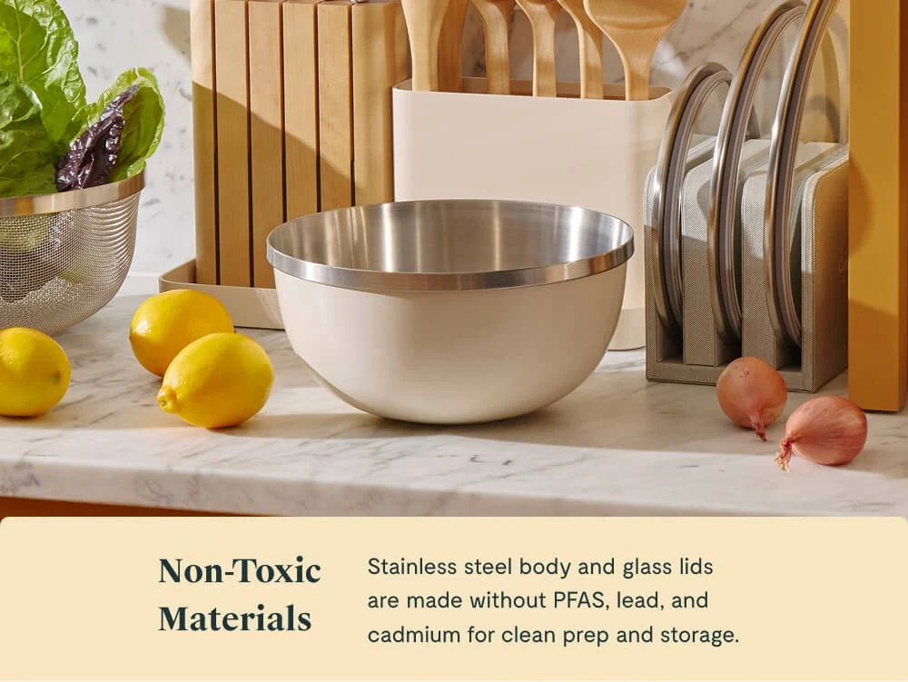 Complete Kitchen Prep Set Ceramic Cookware Bundle with Storage
