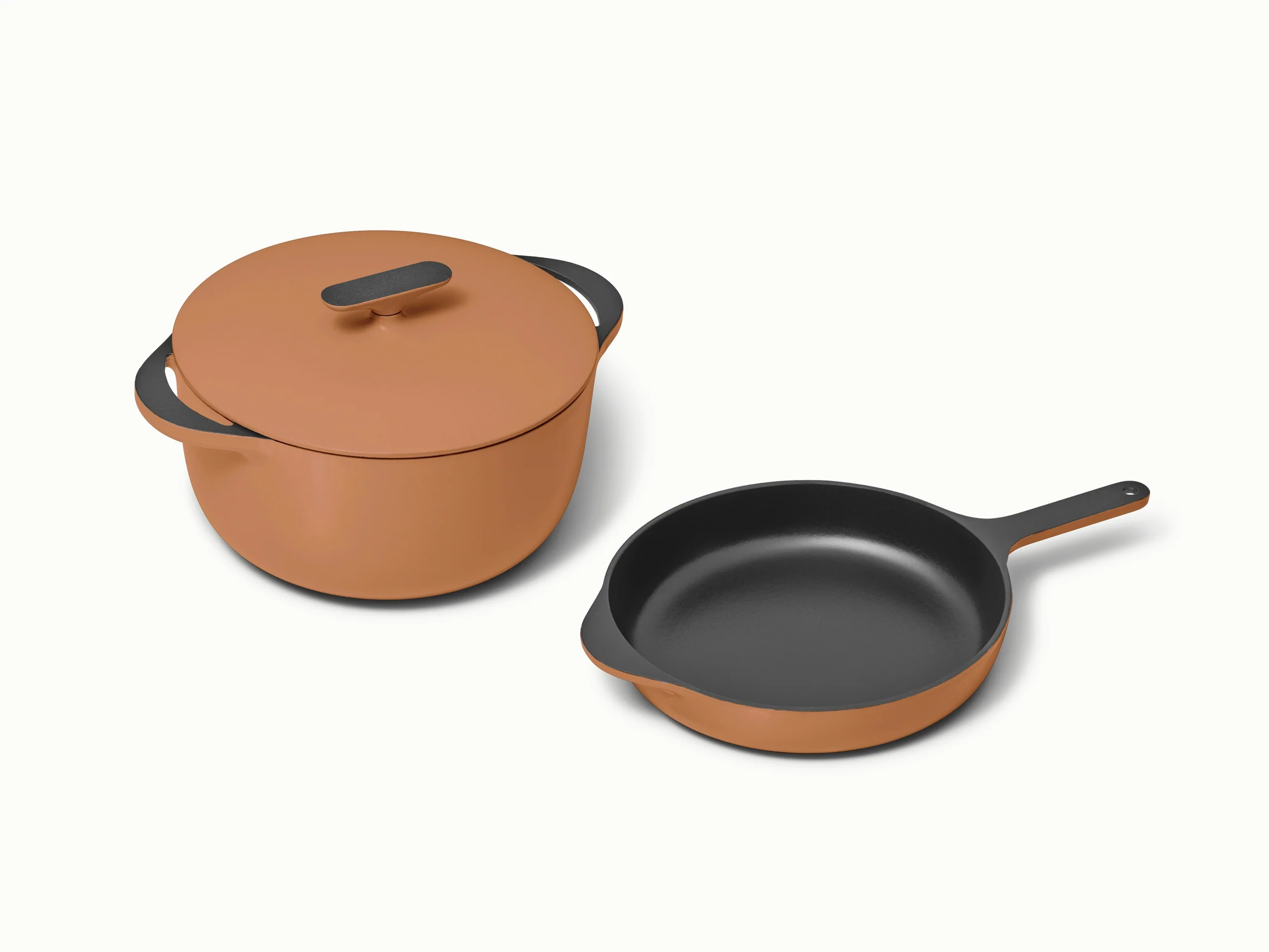 Cast Iron Skillet and Dutch Oven Duo for Sears and Slow Cooking