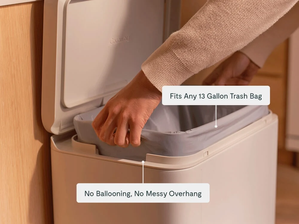 45L Slim Step Trash Can with Quiet-Close Lid