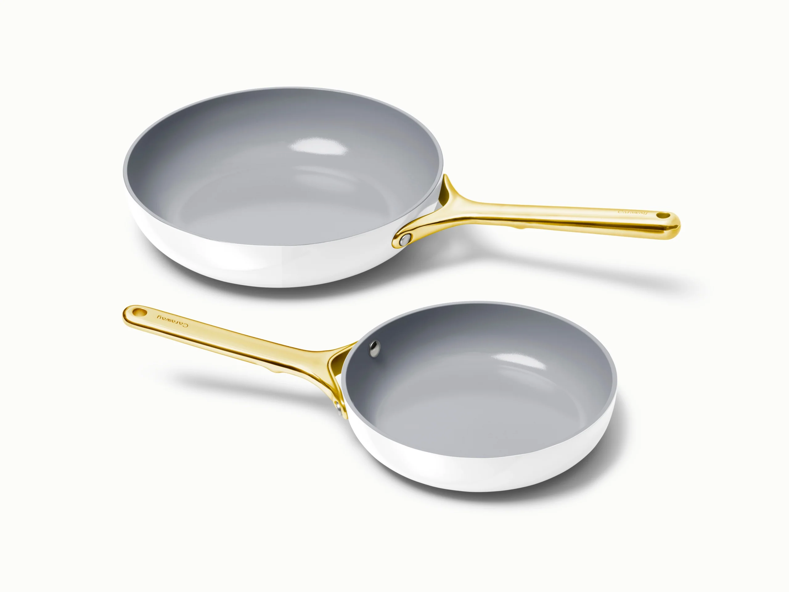 Fry Pan Duo: Ceramic Non-Stick Frying Pan by Carawayhome