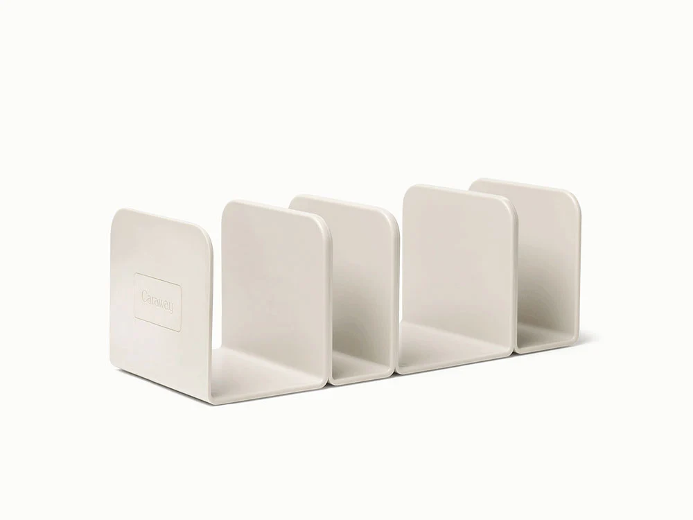Cookware Set Pan Organizers with Magnets for Four Pans