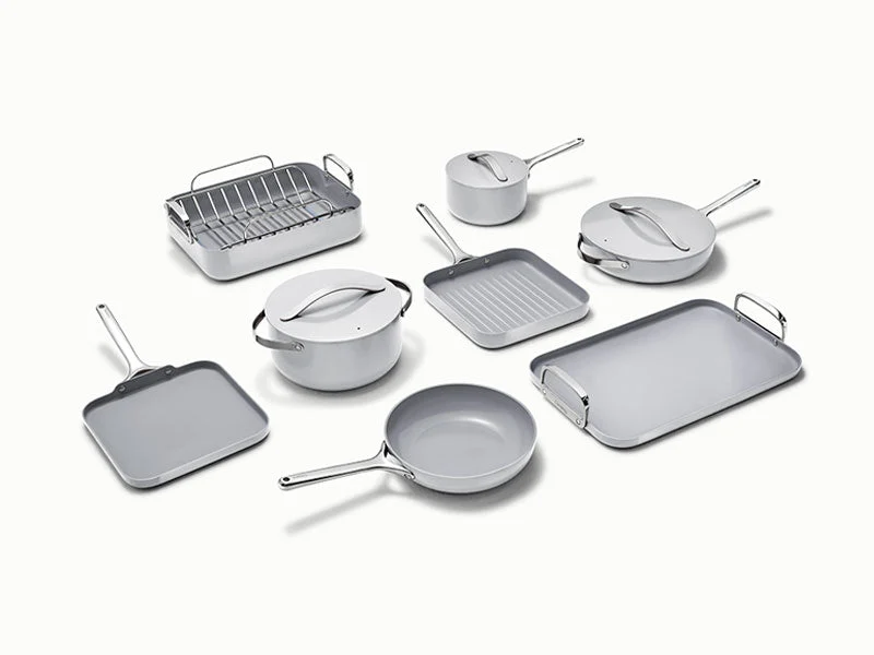 Keramisch gecoate pannenset voor gezond dagelijks koken