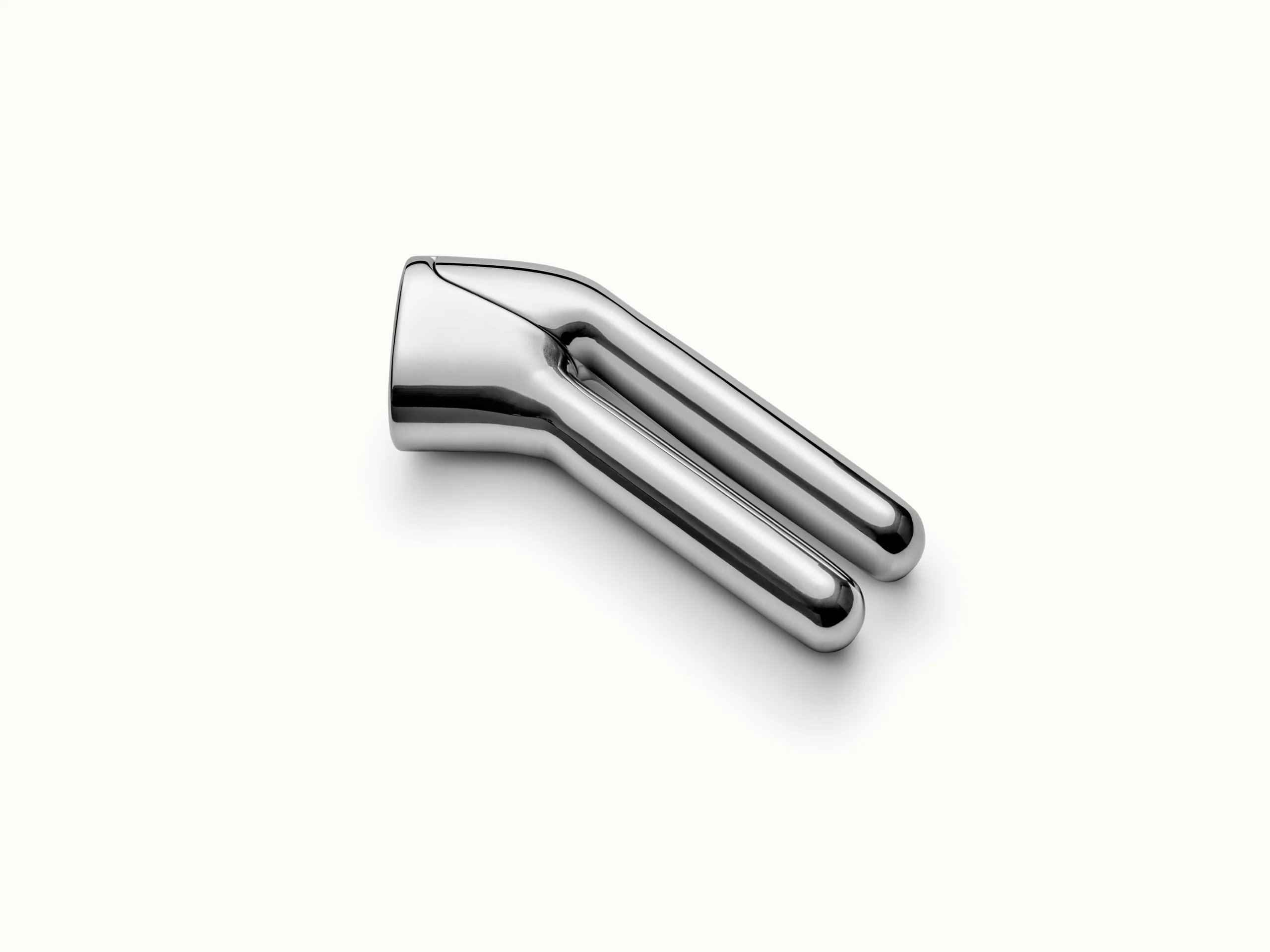 Stainless Steel Garlic Press with Large Capacity and Ergonomic Grip