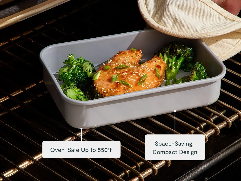 Caraway 9x6.5 Inch Small Rectangle Pan for Compact Kitchens