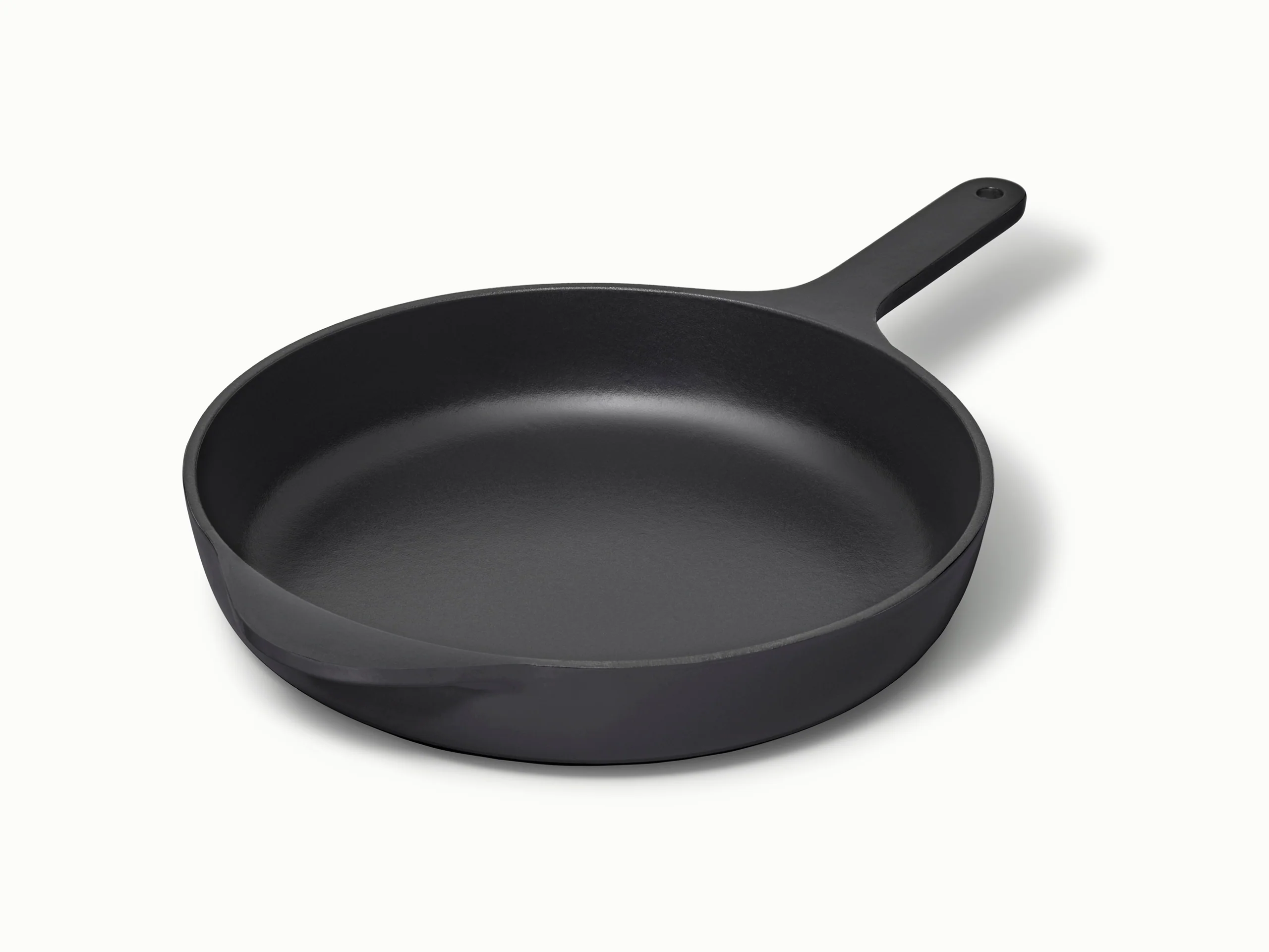 10.5 Inch Enameled Cast Iron Skillet with 3-Layer Coating
