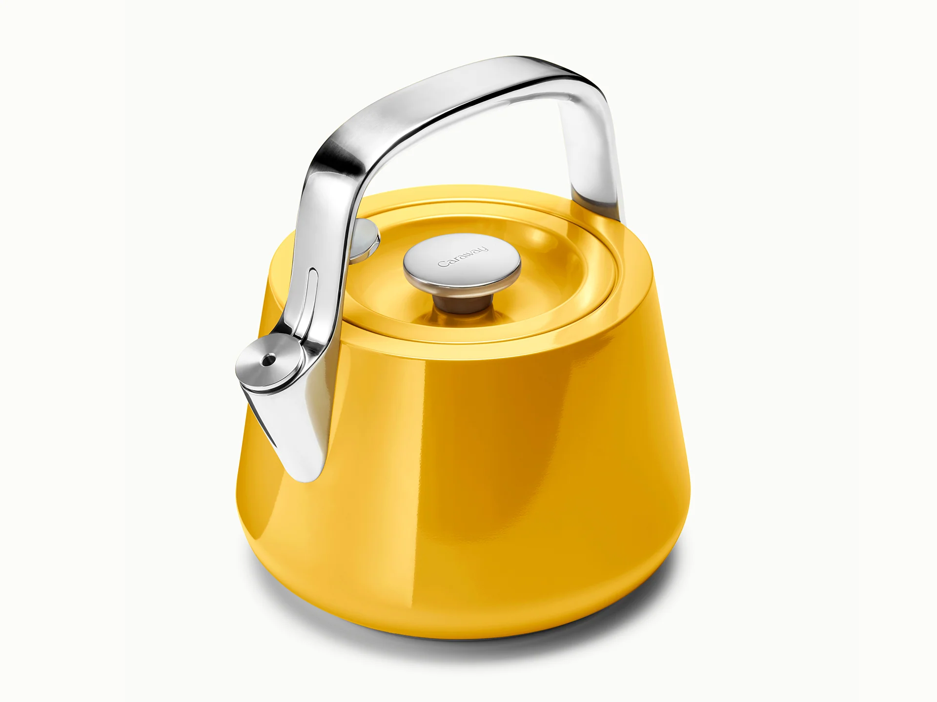 Whistling Stovetop Tea Kettle with Ceramic-Coated Stainless Steel Body
