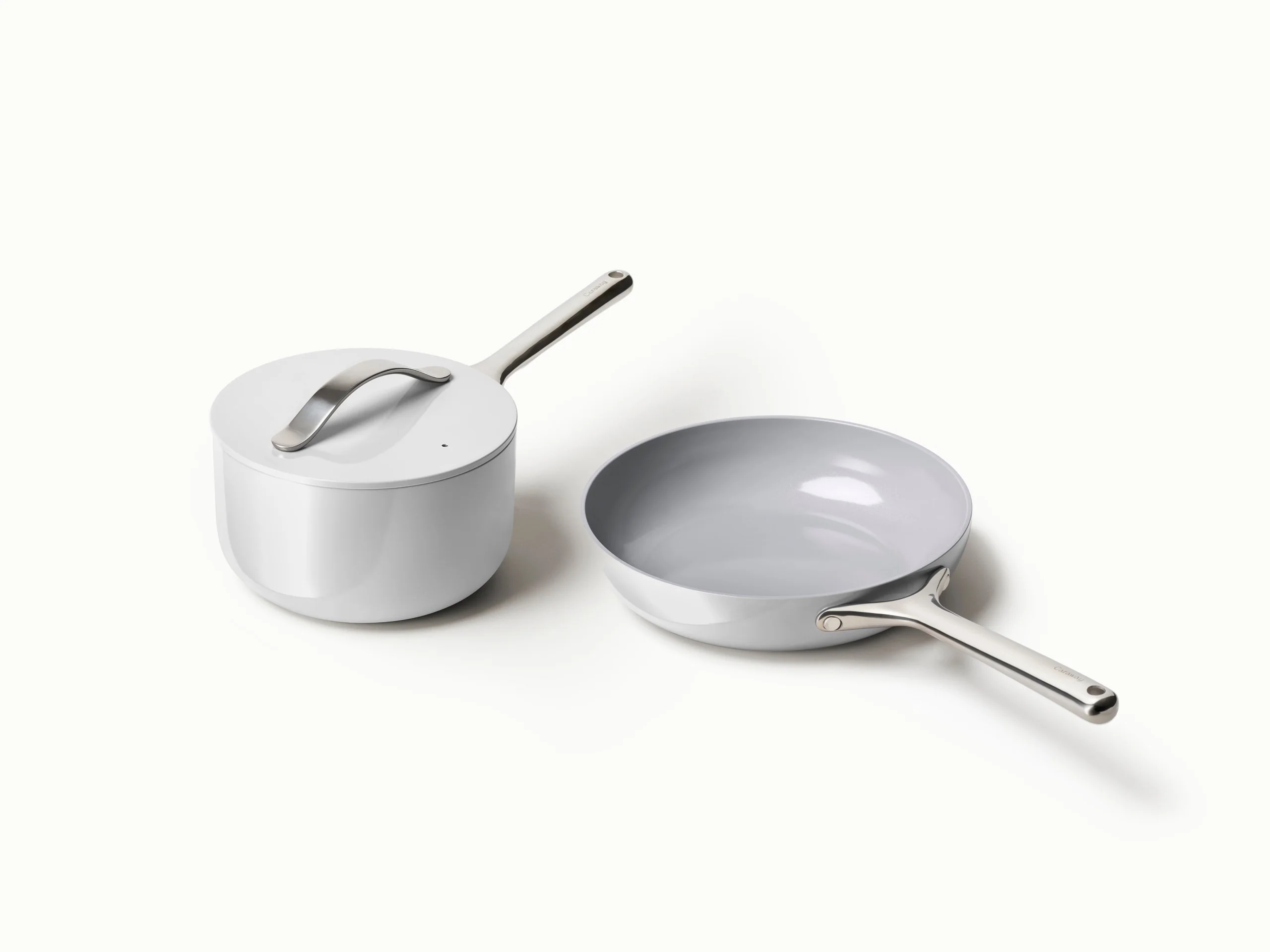 Daily Duo Ceramic-Coated Fry Pan Set with 10.5 Inch Pan