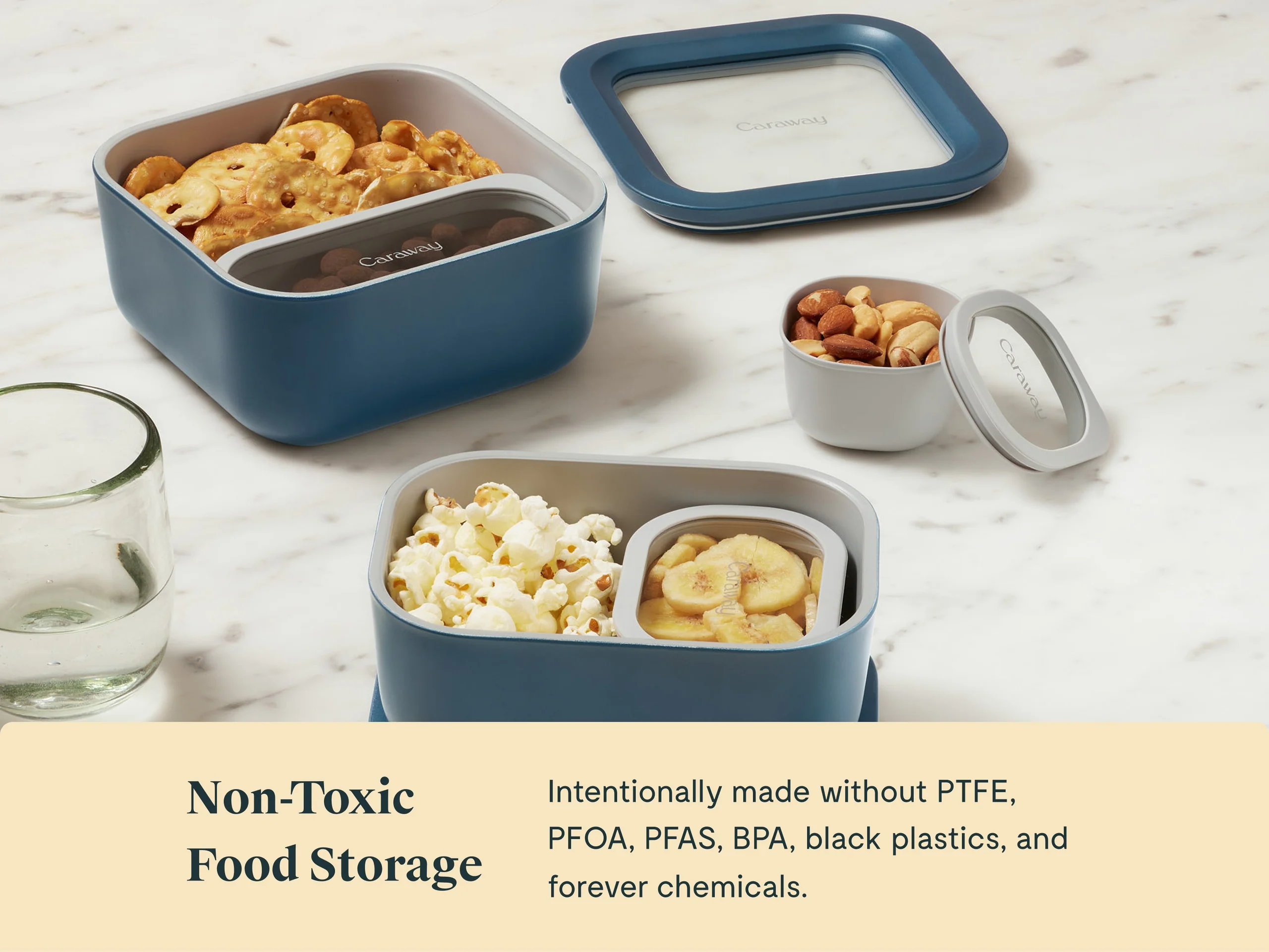 Mini Dash Containers Set of 2 for Dips, Spreads and Small Sides