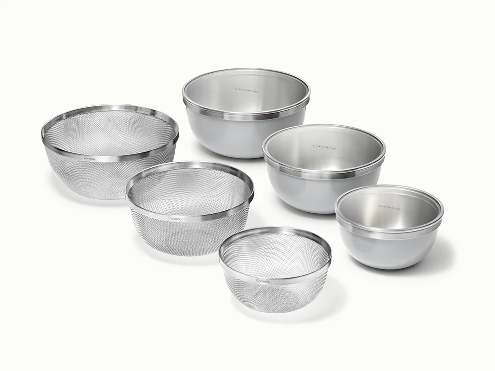9-Piece Mixing Bowl and Strainer Set for Everyday Prep