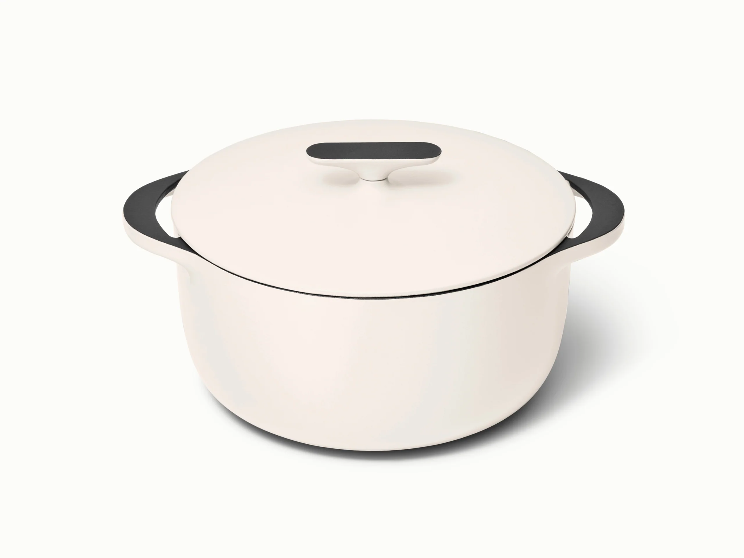 6.5 qt Enameled Cast Iron Dutch Oven with Flat Lid
