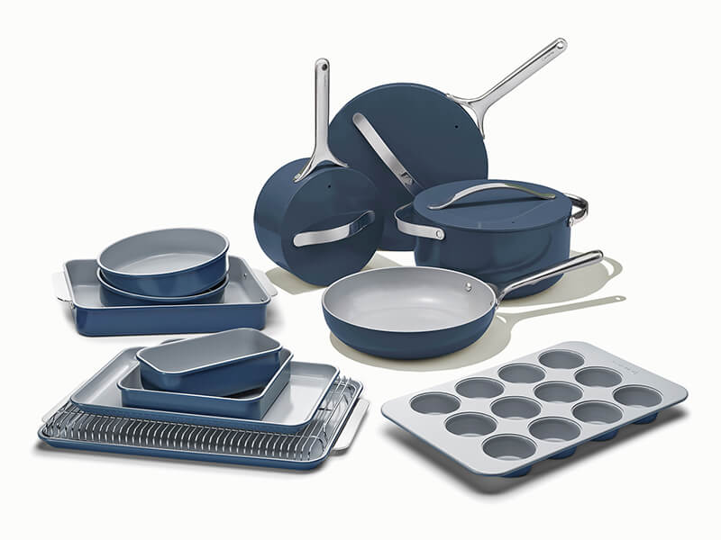 23pc Cook & Bake Set with Ceramic Cookware and Bakeware