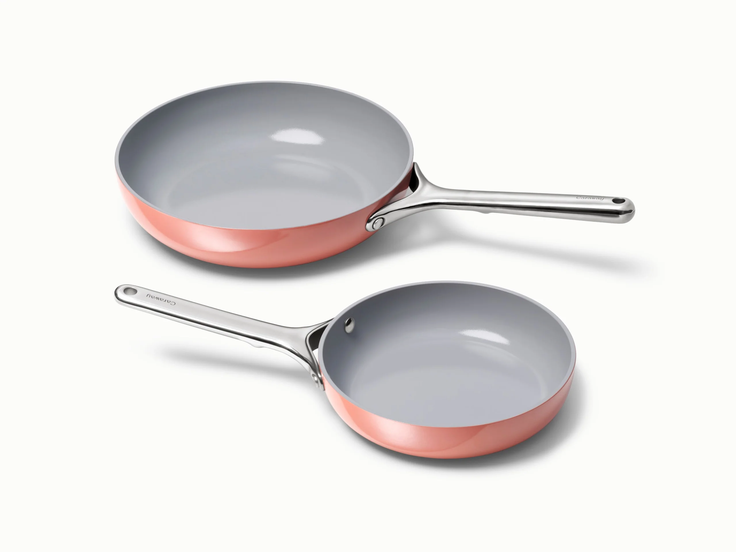 Fry Pan Duo: Ceramic Non-Stick Frying Pan by Carawayhome