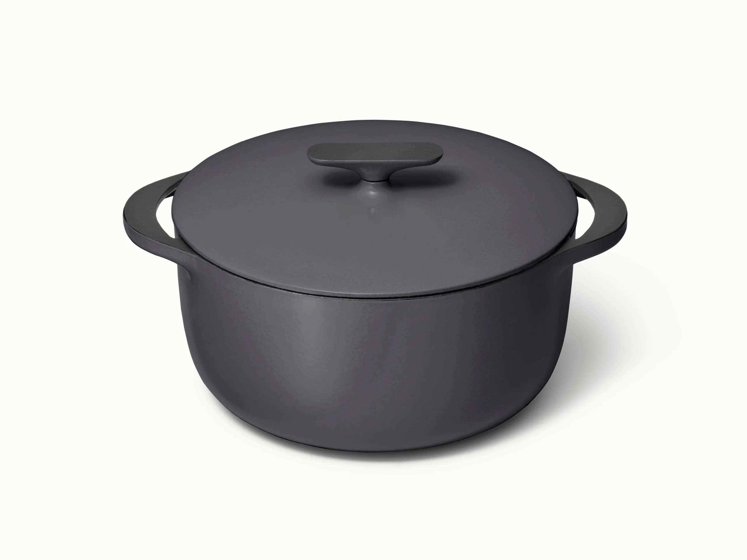 6.5 qt Enameled Cast Iron Dutch Oven with Flat Lid