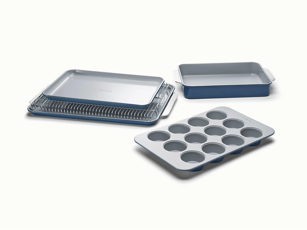 Conjunto de 6 peças de assadeiras Half, com revestimento cerâmico e antiaderente