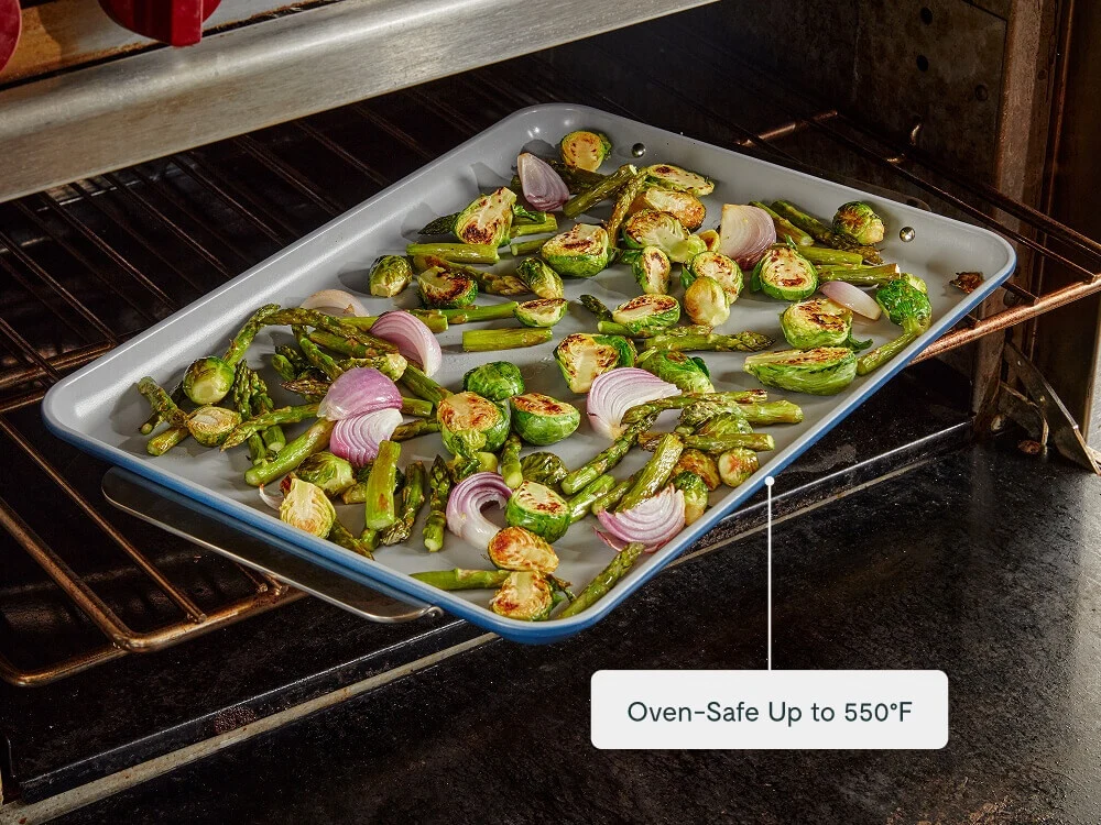 Carawayhome Baking Sheet Trio for Even Baking and Roasting