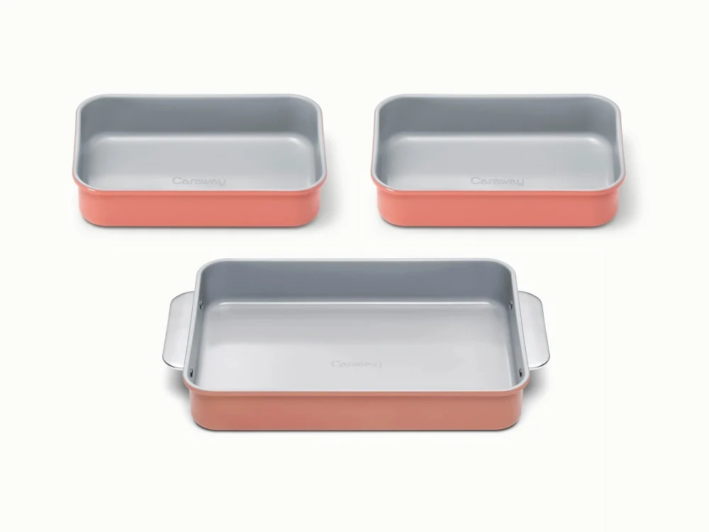 Rectangle Pan Trio for Sweet and Savory Oven Cooking