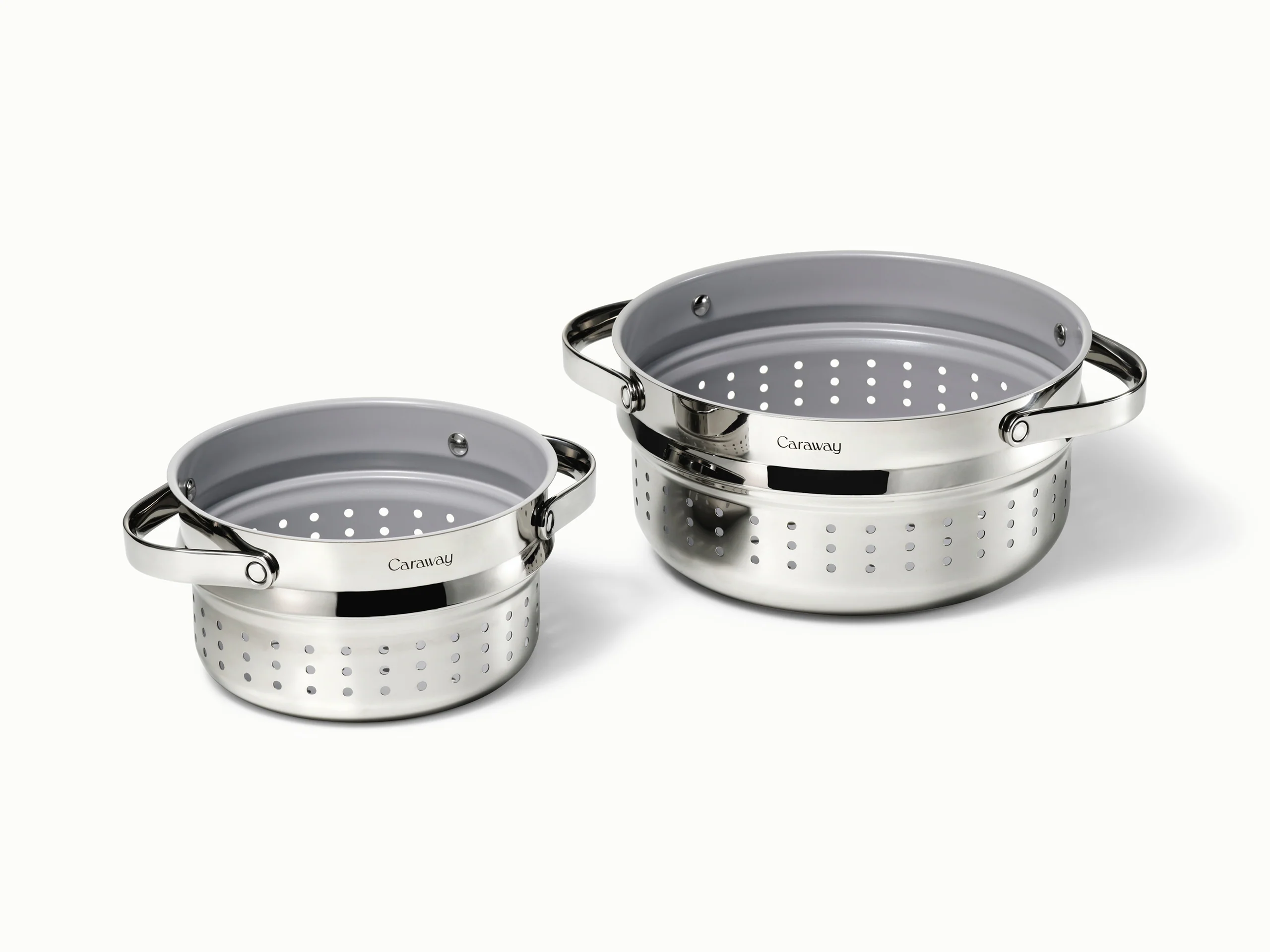 Carawayhome Steamer Duo 無毒不鏽鋼蒸籠套裝