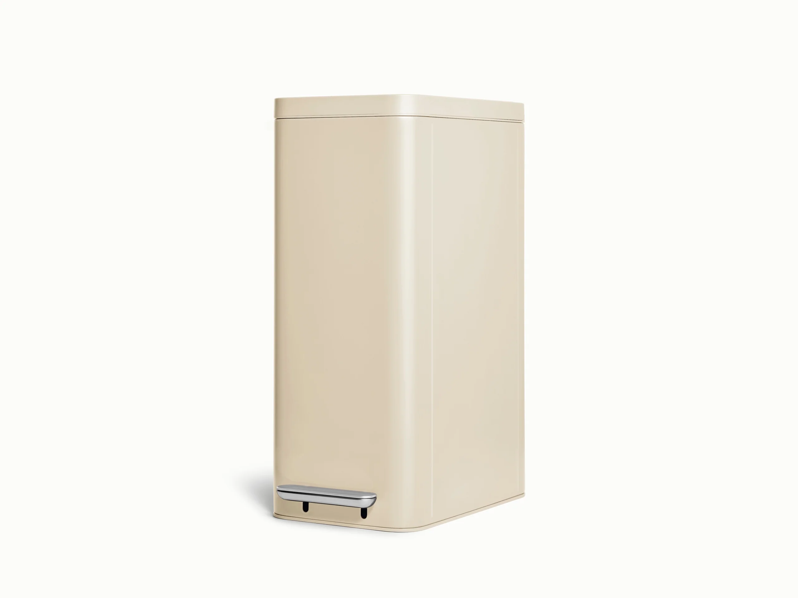 45L Slim Step Trash Can with Quiet-Close Lid