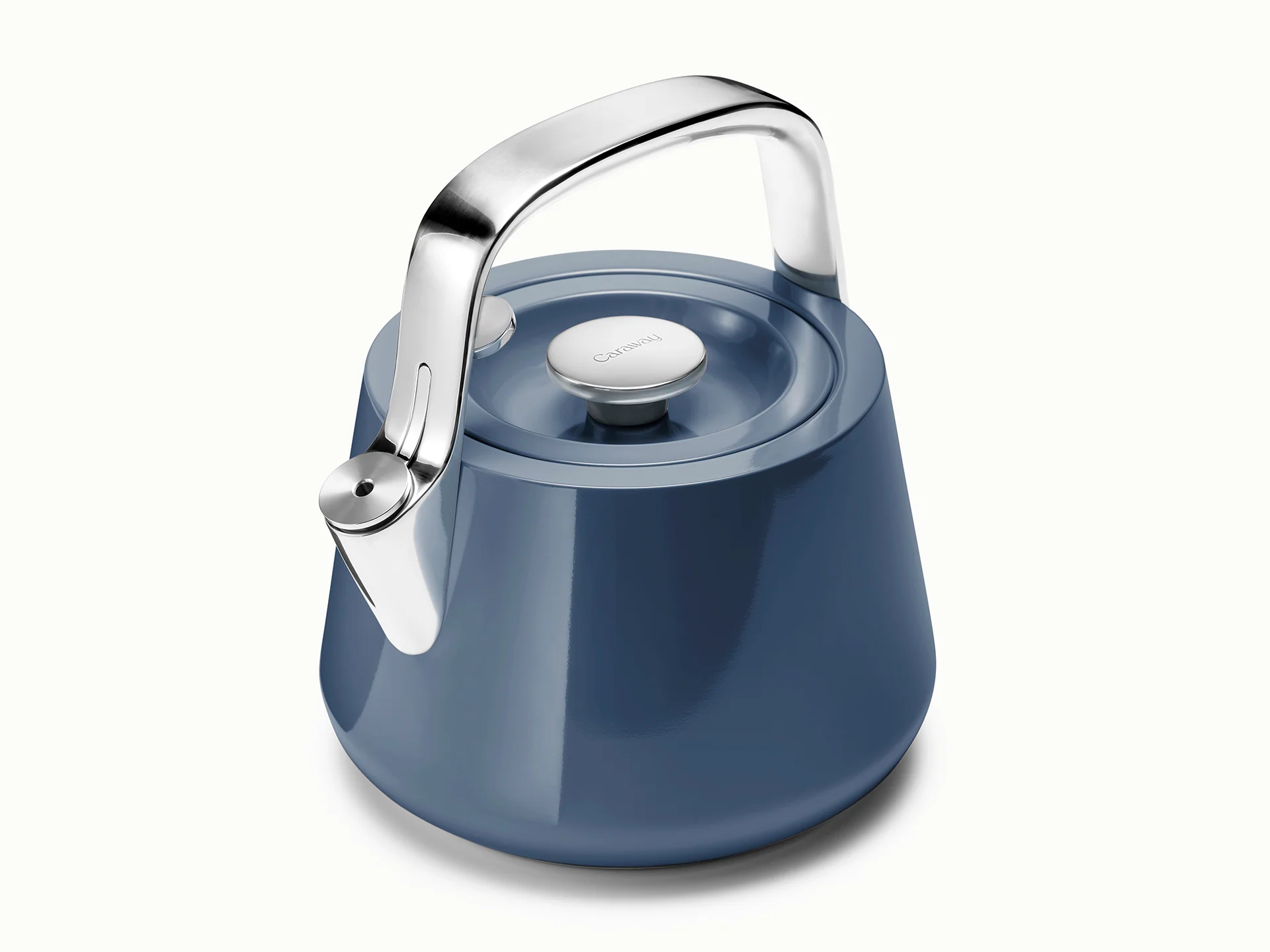 Whistling Stovetop Tea Kettle with Ceramic-Coated Stainless Steel Body