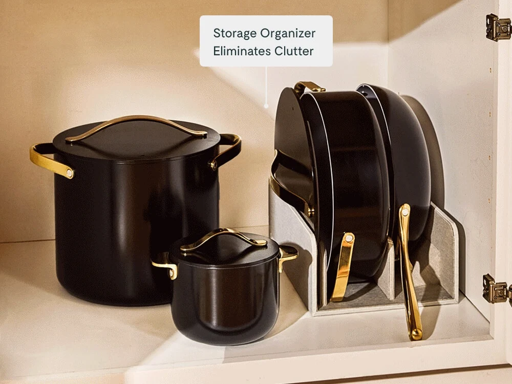 Cookware+ Set 8-Piece Non-Toxic Oven-Safe Specialty Set with Storage
