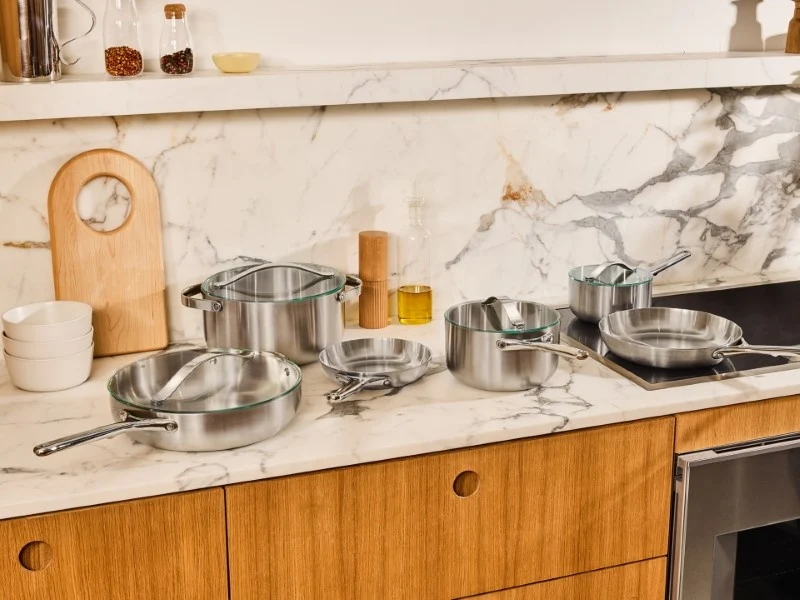 Tempered Glass Lid Set of 4 Clear Cooking Lids