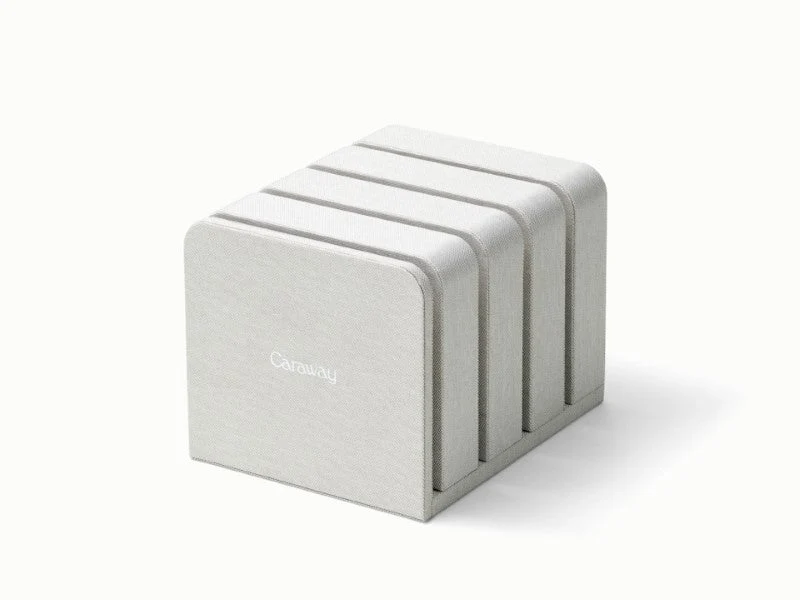 Magnetic Lid Organizer for Cabinets, Holds Up to Four Caraway Lids
