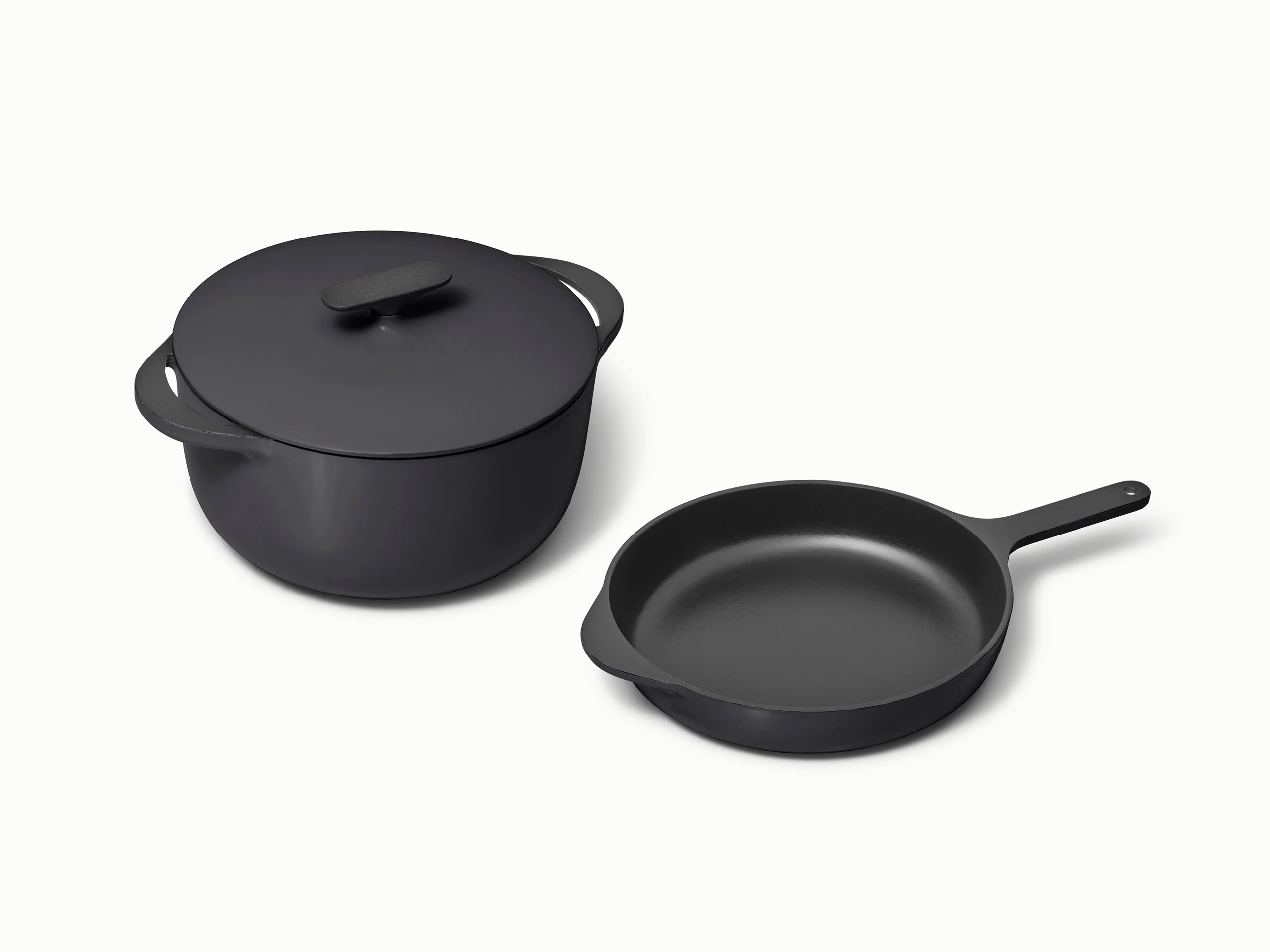 Cast Iron Skillet and Dutch Oven Duo for Sears and Slow Cooking