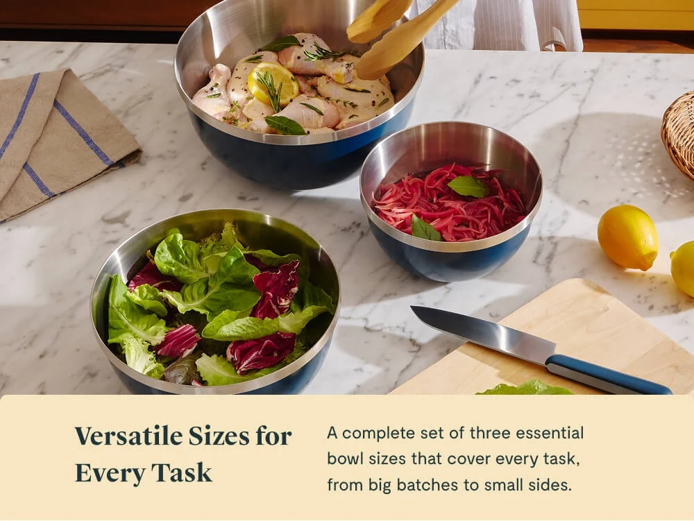 9-Piece Mixing Bowl and Strainer Set for Everyday Prep