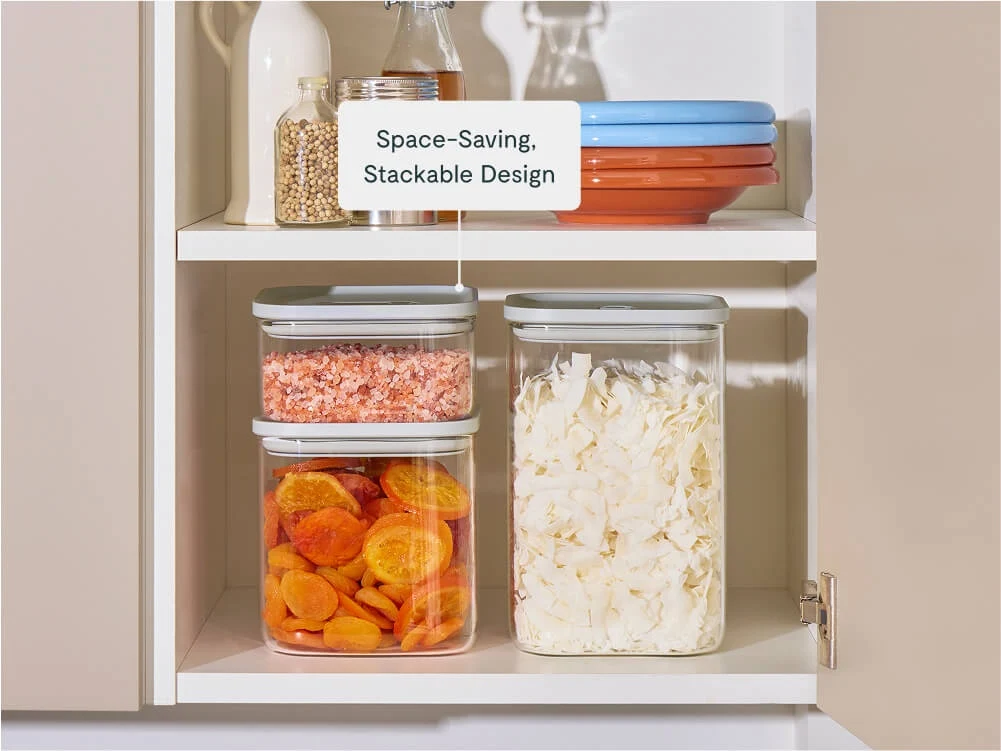 大型玻璃密封容器 適用於麵粉、糖及穀物