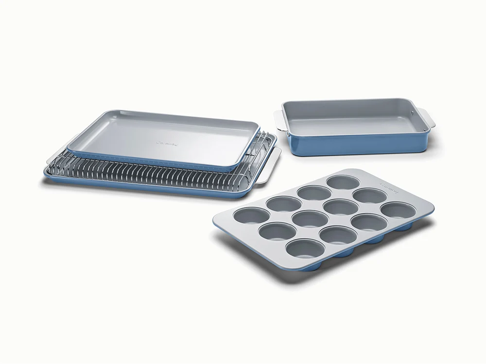 Conjunto de 6 peças de assadeiras Half, com revestimento cerâmico e antiaderente