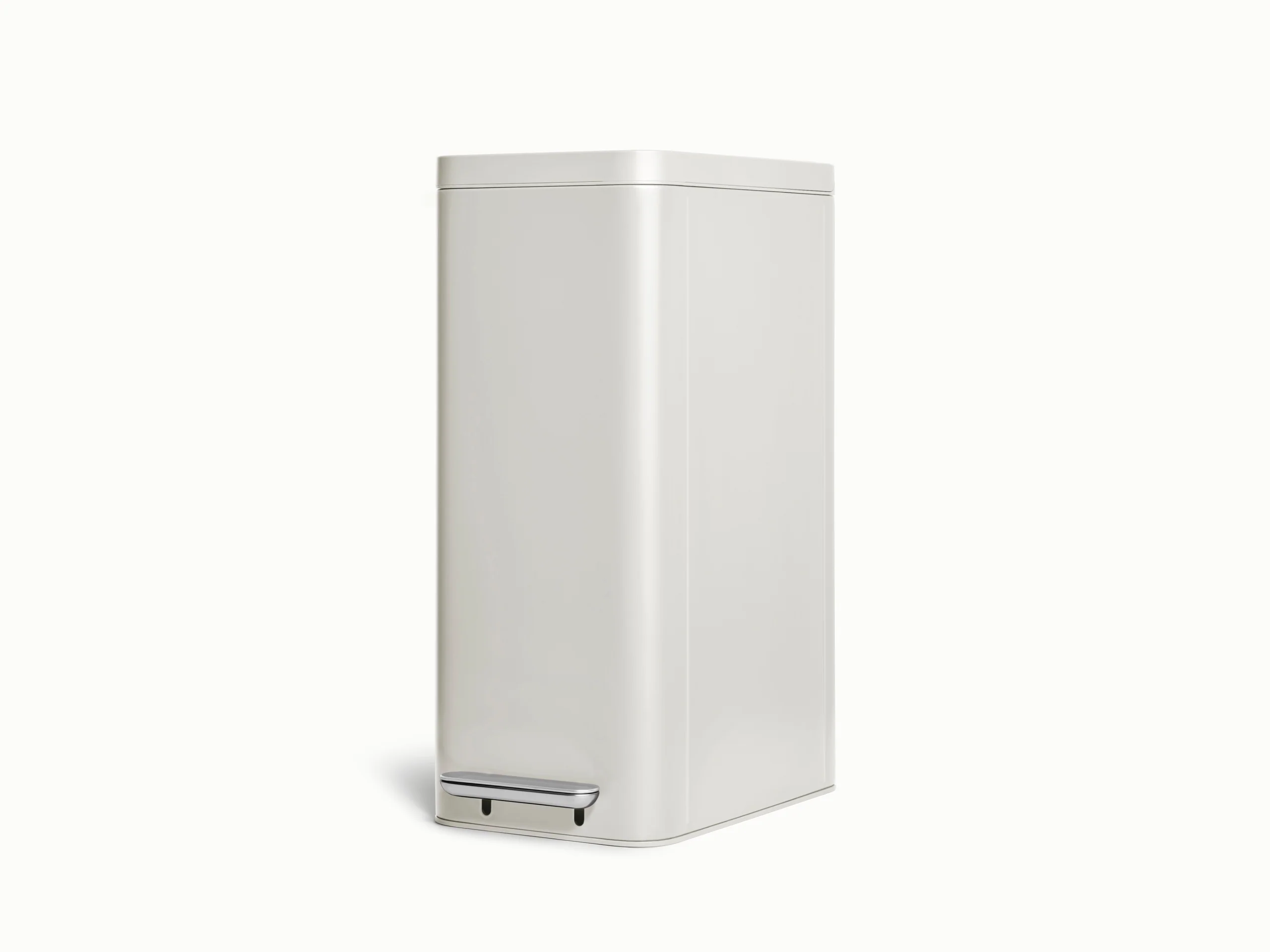 45L Slim Step Trash Can with Quiet-Close Lid