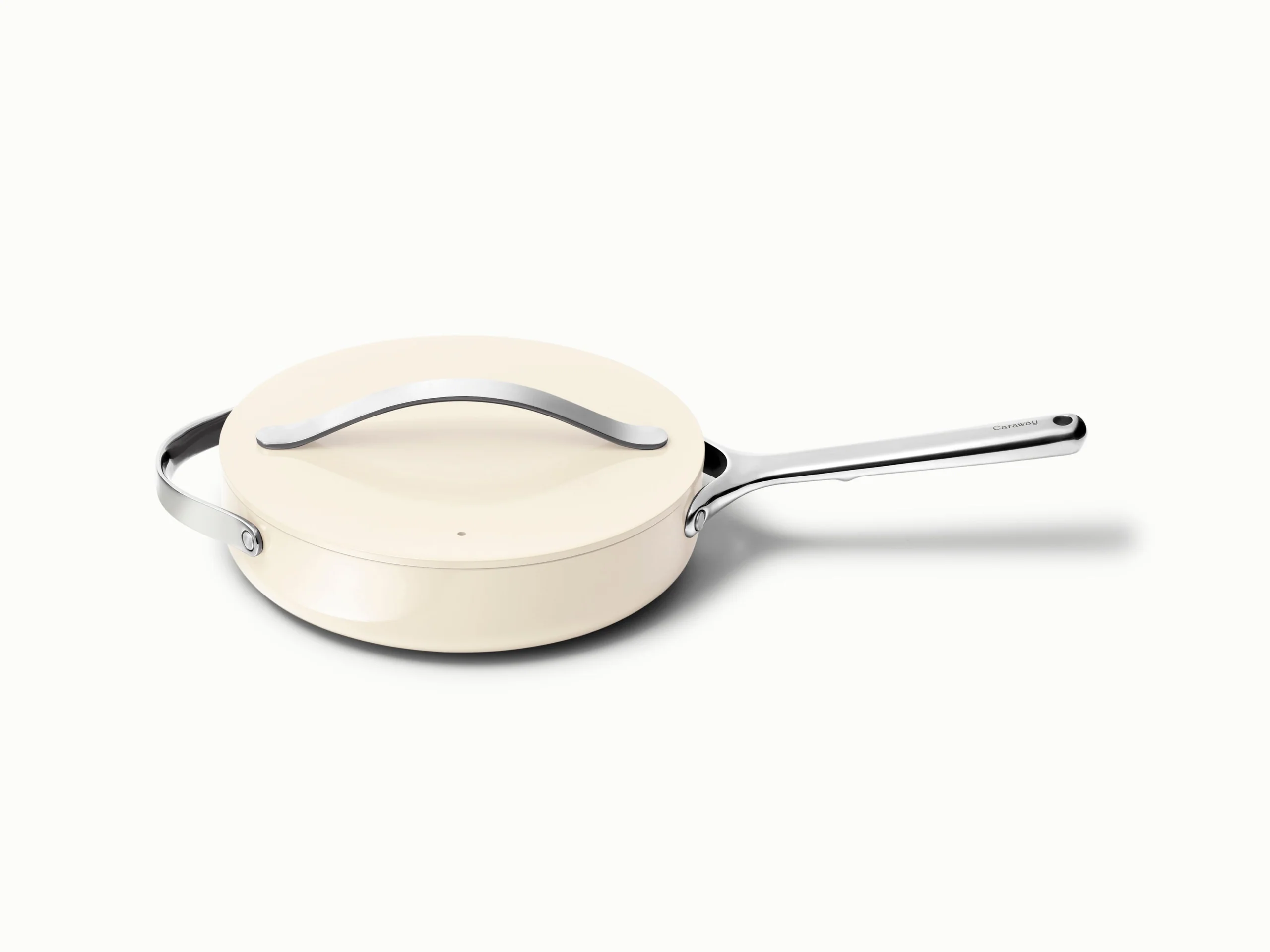 3 qt Ceramic-Coated Small Sauté Pan for Vegetables and Sauces