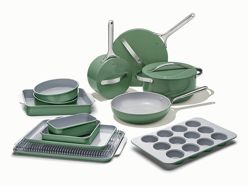 23pc Cook & Bake Set with Ceramic Cookware and Bakeware