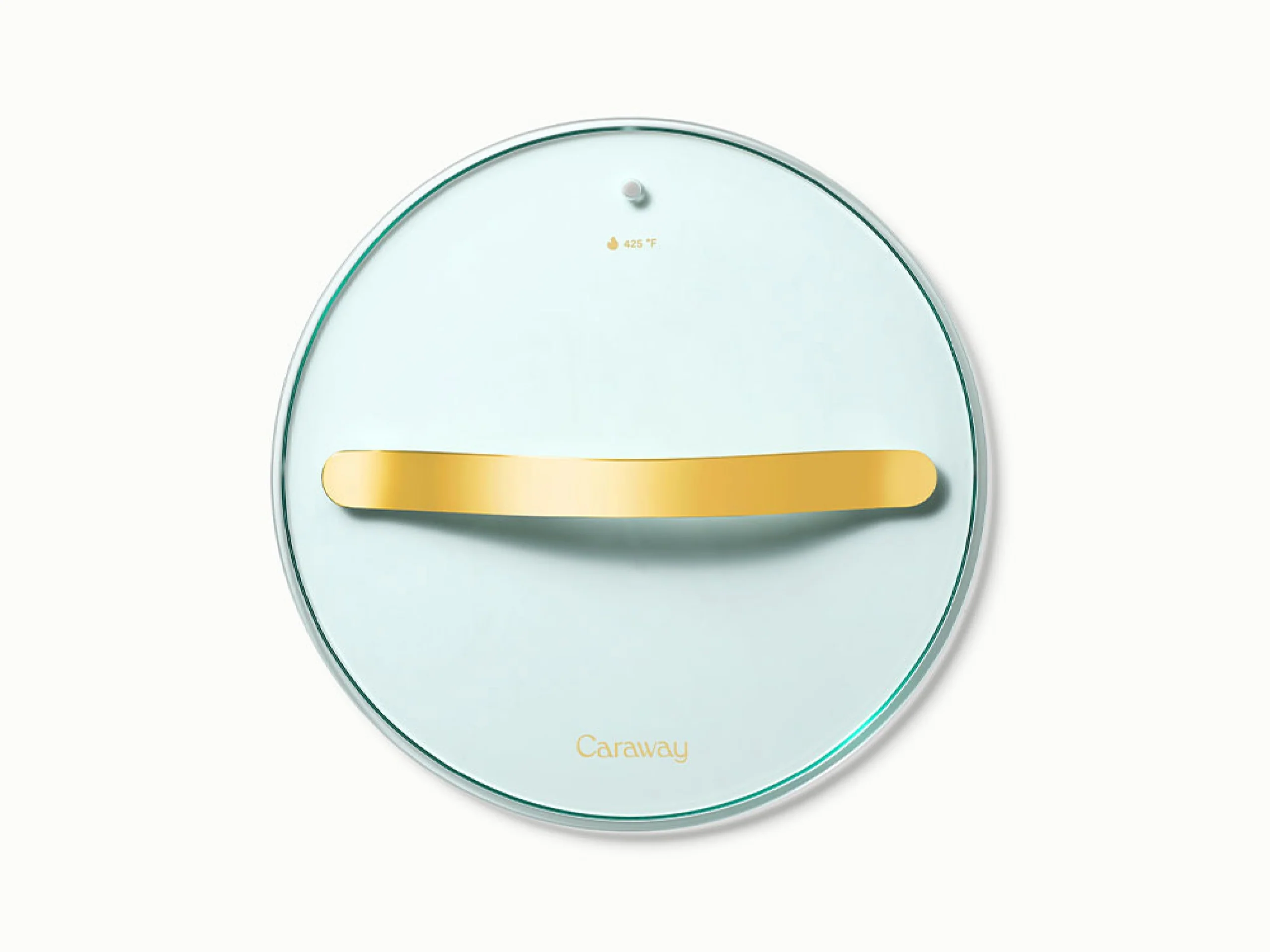 Tempered Glass Lid with Gold Hardware for Dutch Oven and Fry Pan