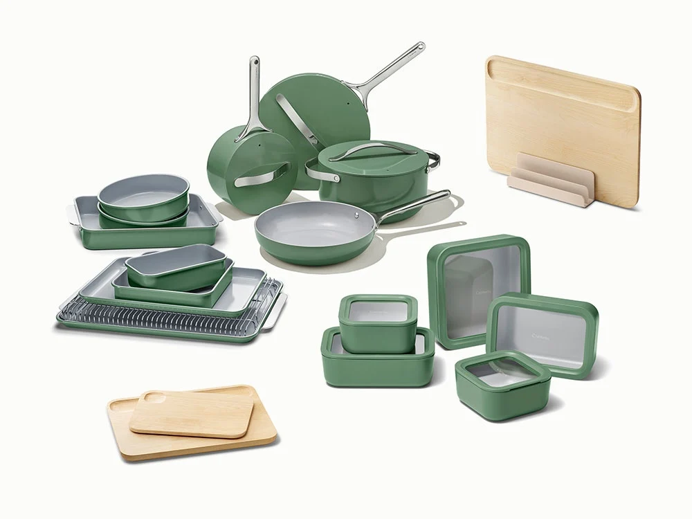 Clean Start Bundle with Ceramic Cookware, Bakeware and Food Storage