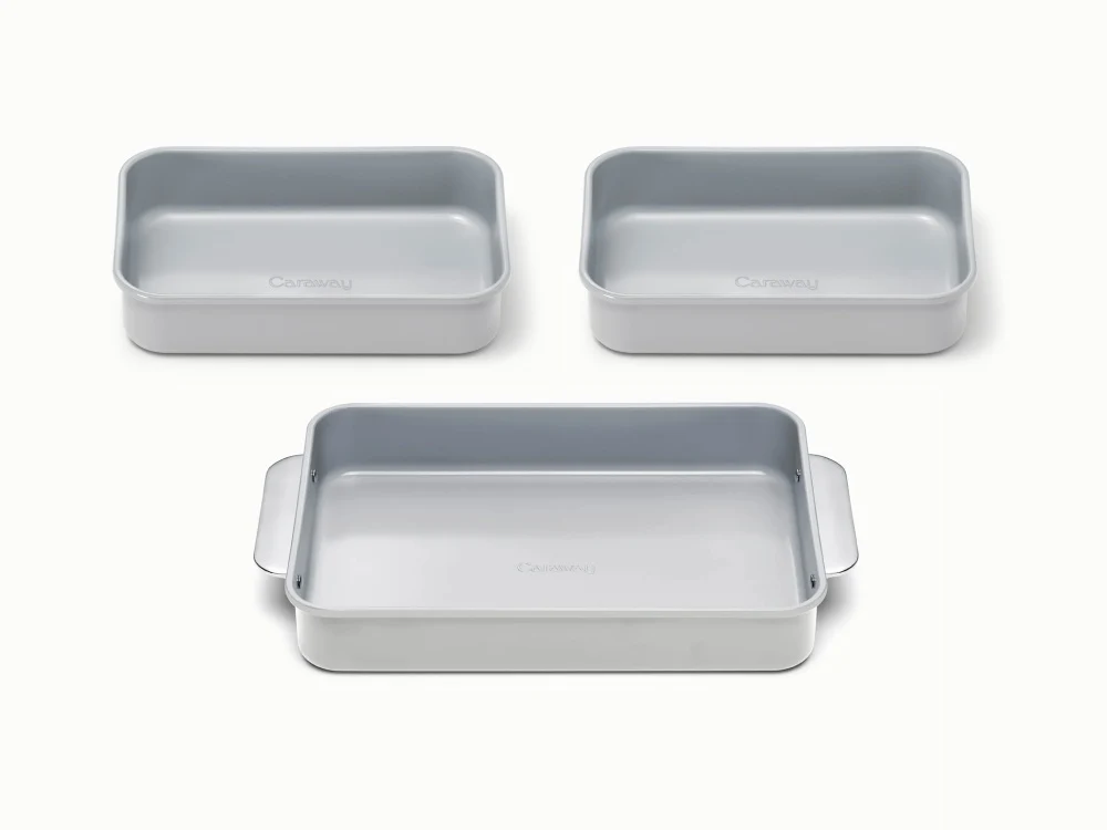 Rectangle Pan Trio for Sweet and Savory Oven Cooking